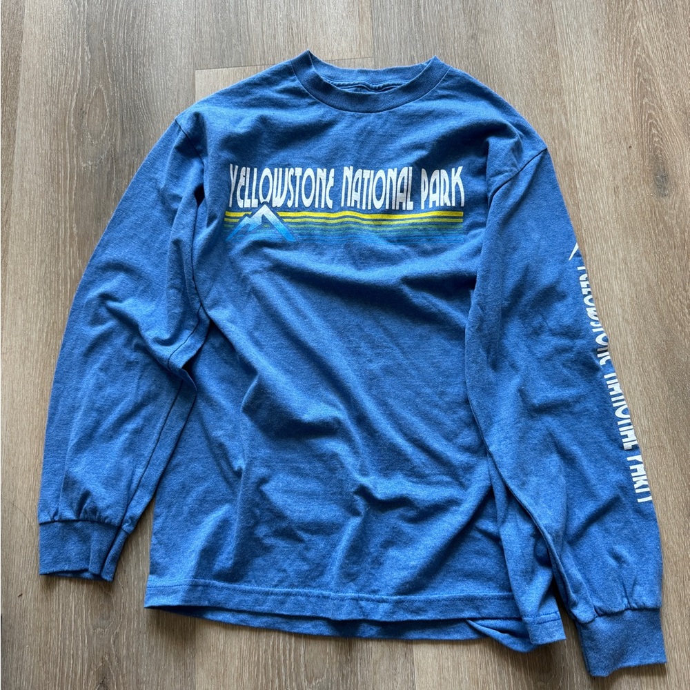Yellowstone blue long sleeve shirt